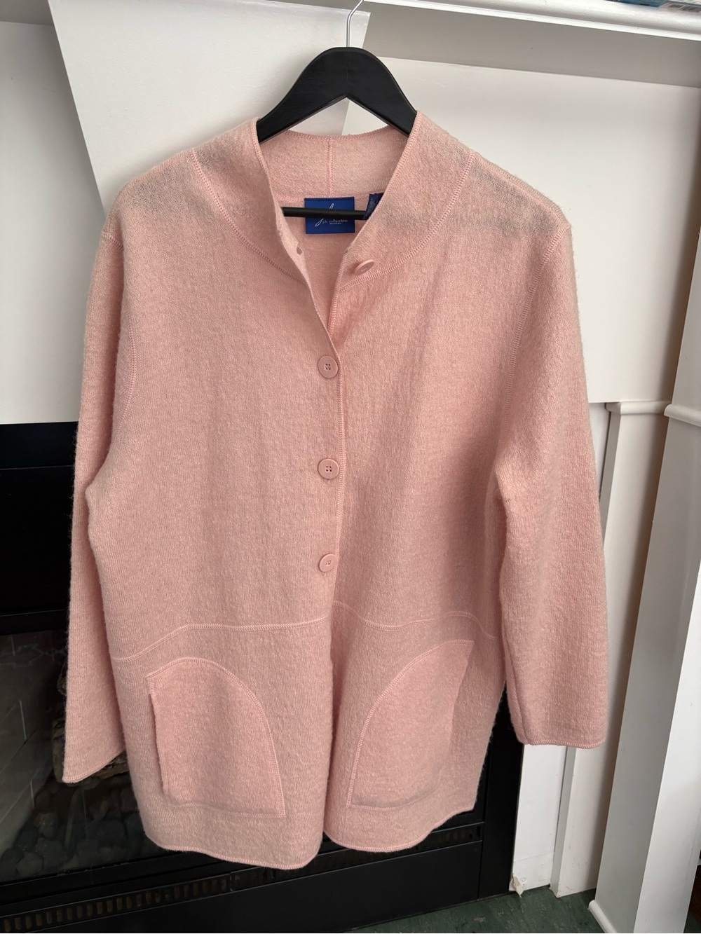JH Collectibles Soft Pink Button-Up Knit Cardigan